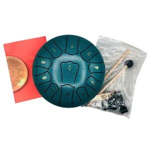 11 notes 7 inch Steel tongue drum percussion instrument 2x